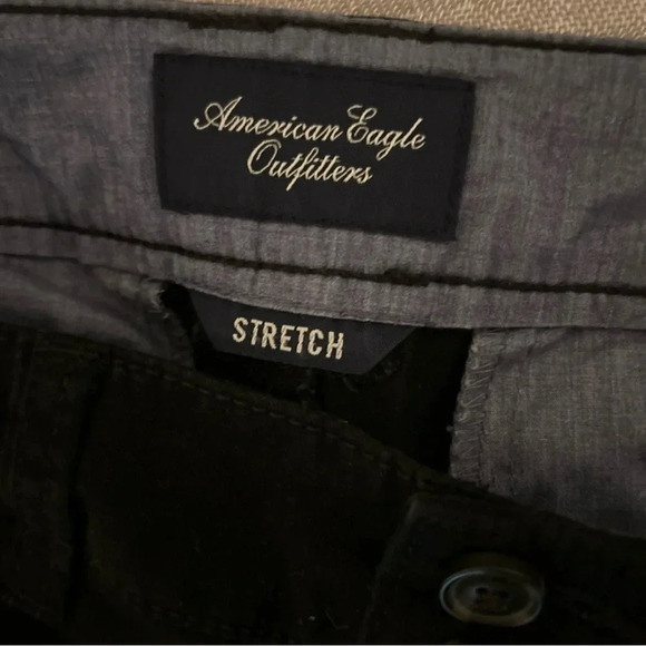 American Eagle chino Black Stretch Shorts Size 2 flattering fit EUC - Picture 7 of 7